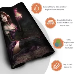 Liliana Vess - Magic The Gathering MTG Playmat TCG CCG MTG Playmat - Image 3