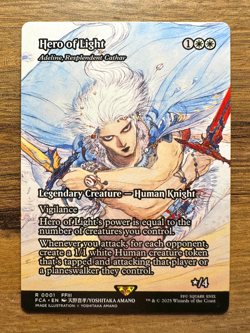 Magic MTG Final Fantasy Hero of Light (Adeline) #1 *NON-FOIL* Through The Ages - Image 1