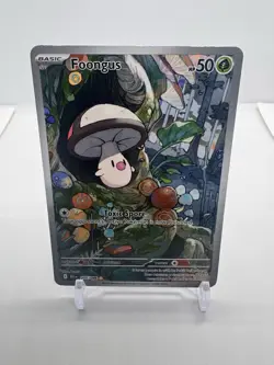 Pokemon TCG Foongus Black Bolt Holo Card Illustration Rare Gold Star 095/086 - Image 1