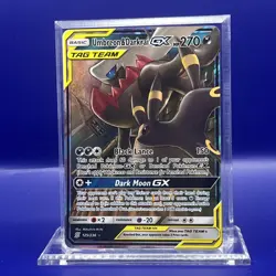 Pokemon Umbreon & Darkrai GX 125/236 SM Unified Minds TAG TEAM Ultra Rare Holo - Image 1