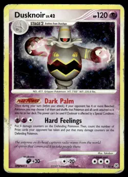 Pokemon TCG Diamond and Pearl #2/130 Dusknoir HP - Image 1