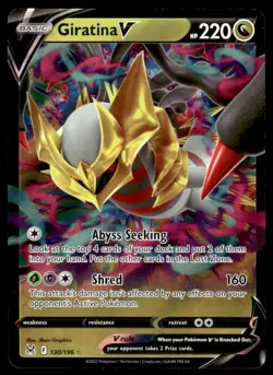 Pokemon TCG SWSH11: Lost Origin #130/196 Giratina V - Image 1
