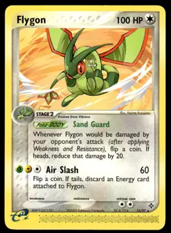 Pokemon TCG Dragon #15/97 Flygon LP - Image 1