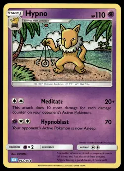 Pokemon TCG Trading Card Classic #012/034 Hypno NM - Image 1