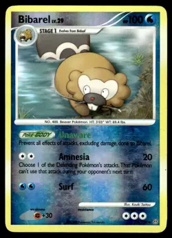 Pokemon TCG Stormfront #32/100 Bibarel LP - Image 1