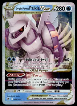 Pokemon TCG Astral Radiance #040/189 Palkia Vstar LP - Image 1