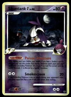 Pokemon TCG Platinum #94/127 Skuntank G (Reverse) HP - Image 1