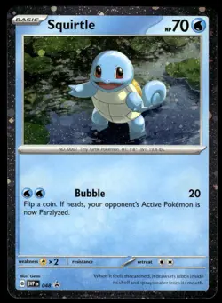 Pokemon TCG SV: Scarlet & Violet Promo Cards #048 Squirtle NM - Image 1