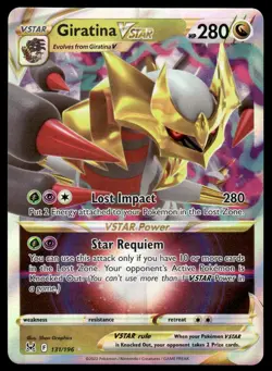 Pokemon TCG Lost Origin #131/196 Giratina VSTAR NM - Image 1