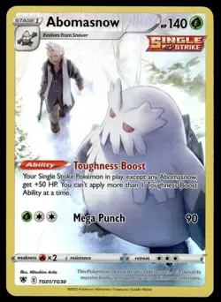 Pokemon TCG Astral Radiance #TG01/TG30 Abomasnow NM - Image 1
