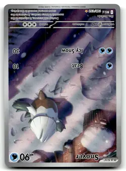 Pokemon TCG ME01: Mega Evolution #140/132 Snover NM - Image 1