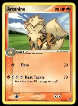 Pokemon TCG FireRed & LeafGreen #18/112 Arcanine LP - Image 1