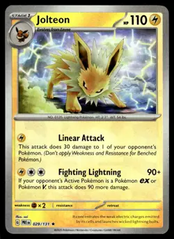 Pokemon TCG SV: Prismatic Evolutions #029/131 Jolteon (Pokeball) - Image 1
