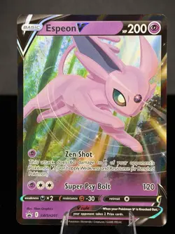 Pokemon SWSH: Sword & Shield Promo - Espeon V SWSH201 Basic Holo - Image 1