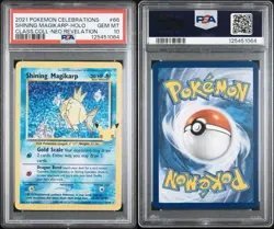 2021 POKEMON CELEBRATIONS CLASSIC COLLECTION #66 SHINING MAGIKARP-HOLO PSA 10 - Image 3