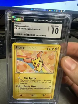 [CGC 10] Plusle 69 EX Hidden Legends Pokemon TCG - Image 1