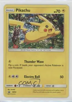 Pikachu (Sequin Holo - General Mills Sun & Moon) Pokemon Black Star Promo #SM04 - Image 1