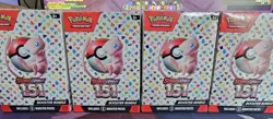 Pokemon TCG Scarlet and Violet 151 Four (4) Booster Bundles - 290-85321 820650853210 - Image 1