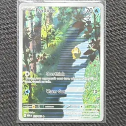 Pokemon Psyduck Illustration Rare Full Art Holo SV 151 English 2023 175/165 - Image 1