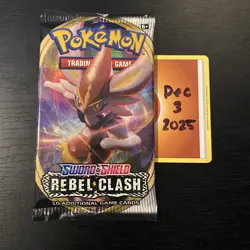 POKEMON REBEL CLASH - 4x Booster Packs - Art Set - Factory Sealed - TCG - Image 3