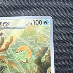 Pokemon Omanyte Illustration Rare Holo 180/165 Sv: Scarlet & Violet 151 English - Image 3