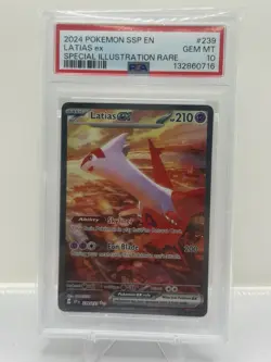 Pokemon TCG Latias ex 239/191 Surging Sparks Holo PSA 10 - Image 1