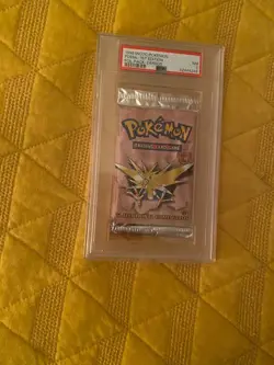 Save $155! HeavyU Pokemon 1st Edition Fossil Booster Pack PSA 7! Read! - Image 1