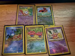 Pokemon Southern Islands Holos Lot: Slowking, Vileplume, Marill, Ledyba, Togepi - Image 1