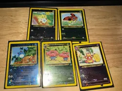 Pokemon Southern Islands Holos Lot: Slowking, Vileplume, Marill, Ledyba, Togepi - Image 2