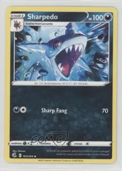 Sharpedo Pokemon Sword & Shield Fusion Strike #163 - Image 1