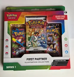 Pokemon TCG First Partner Illustration Collection Series 1 Box READ - Image 1