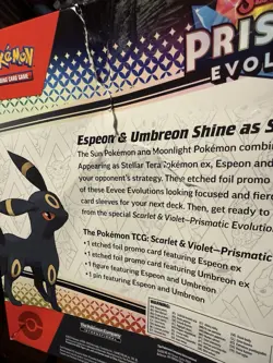 Pokemon TCG: Prismatic Evolutions Premium Figure Collection Sealed *Damaged Box* - Image 2