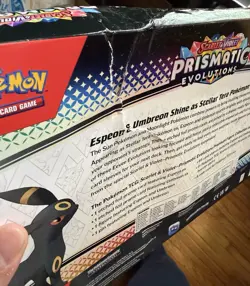 Pokemon TCG: Prismatic Evolutions Premium Figure Collection Sealed *Damaged Box* - Image 3