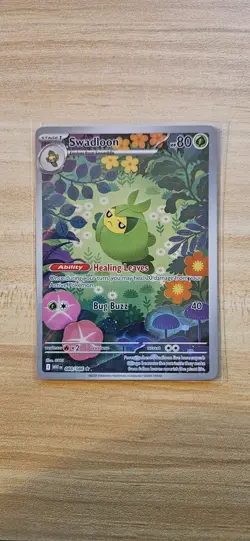Pokemon TCG Swadloon 88/86 White Flare Illustration Rare NM/M - Image 1