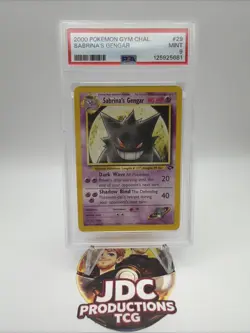 Pokemon Sabrina’s Gengar Gym Challenge 2000 #29 PSA 9 - Image 1