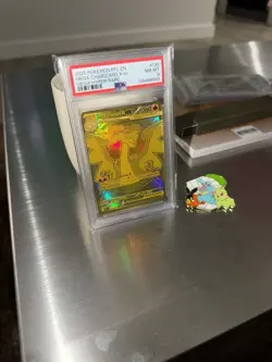 Pokemon 2025 Mega Charizard X ex 130/094 Gold Hyper Rare Phantasmal Flames PSA 8 - Image 1