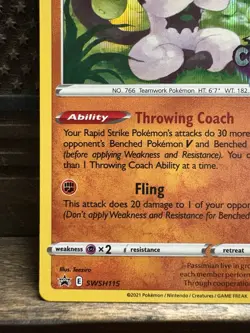 Passimian Pokemon TCG Chilling Reign Stamped Promo Card #SWSH115 - Image 4