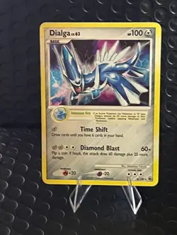 Dialga Holo Bleed 4/100 Holo Rare Majestic Dawn Pokemon Card - Image 2