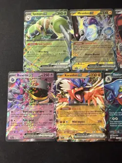 Pokemon Scarlet And Violet Mixed Lot Of 7 Ex Cards - Image 2