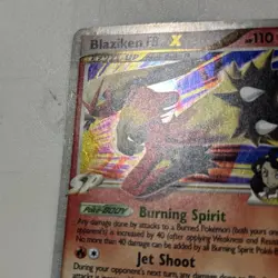 Blaziken FB Lv.X 142/147 Supreme Victors Holo Ultra Rare Pokemon TCG Card - Image 2