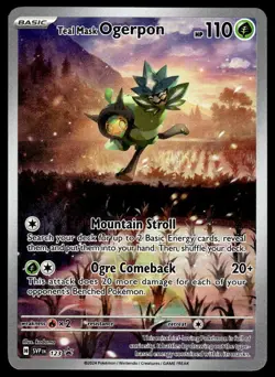 Pokemon TCG SV: Scarlet & Violet Promo Cards #123 Teal Mask Ogerpon - Image 1
