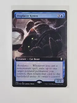 Displacer Kitten (Extended Art) Commander Legends: Battle for Baldur's Gate Foil - Image 1