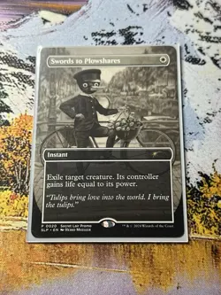 Swords to Plowshares [Secret Lair] NM MTG Mystery Booster 2 - Image 1