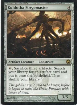 MTG: Scars of Mirrodin: Kuldotha Forgemaster: Lightly Played Condition - Image 1