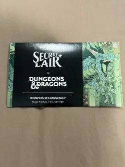 MTG Secret Lair x Dungeons & Dragons: Whispers in Candlekeep Foil Sealed - Image 1