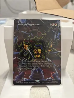 Waves of Aggression (Borderless) Teenage Mutant Ninja Turtles Source Material... - Image 1