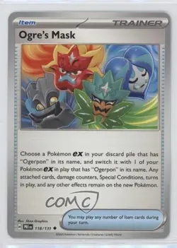 Ogre's Mask Pokemon Prismatic Evolutions PRE #118 - Image 1