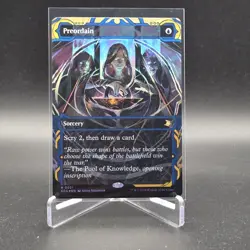Preordain - Secrets of Strixhaven - Borderless - Foil - MT/NM - Image 1