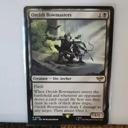 Magic The Gathering Orcish Bowmasters Rare Creature 103 Black LTR Regular - Image 1