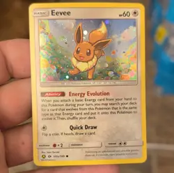 Pokemon Eevee Alternate Art Promo Holo 101A/149 Basic 60 HP 2018 - Image 2